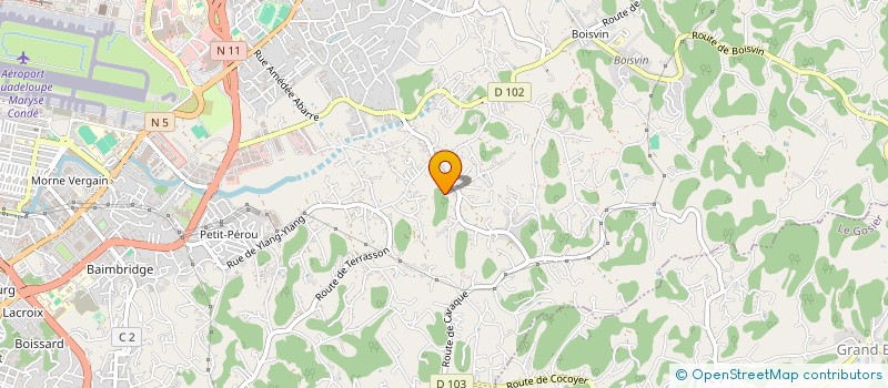 localisation de l'entreprise MONSIEUR CHRISTOPHER MORAND  LES ABYMES