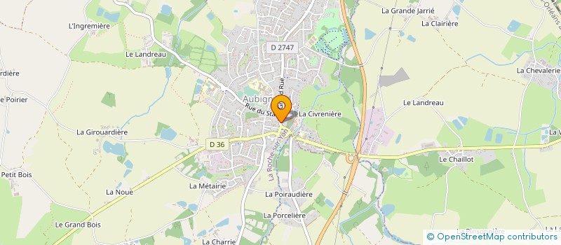 localisation de l'entreprise MONSIEUR CHRISTOPHER MOREIRA à AUBIGNY-LES CLOUZEAUX