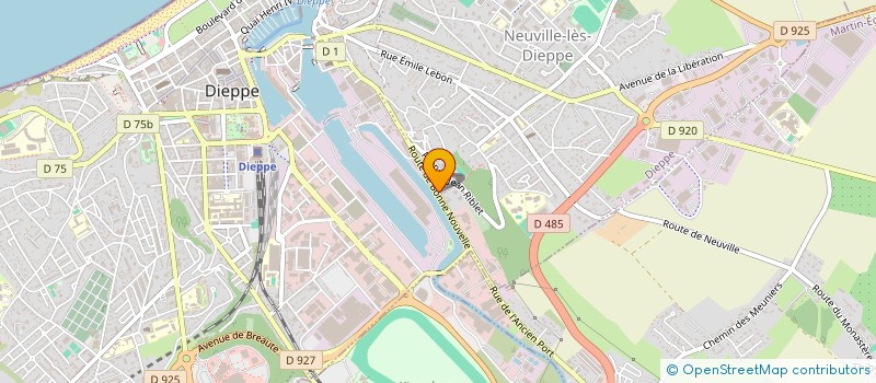 localisation de l'entreprise MONSIEUR CHRISTOPHER MOREL à DIEPPE