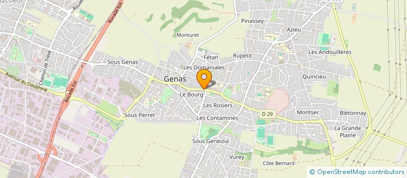 localisation de l'entreprise MONSIEUR CHRISTOPHER MORGADO  GENAS