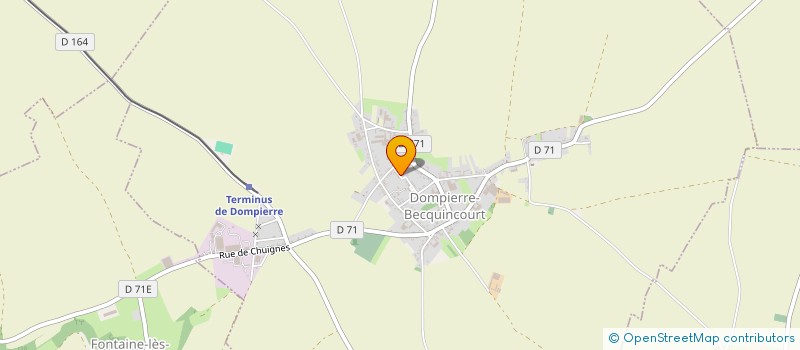 localisation de l'entreprise MONSIEUR CHRISTOPHER MORIEN  DOMPIERRE-BECQUINCOURT