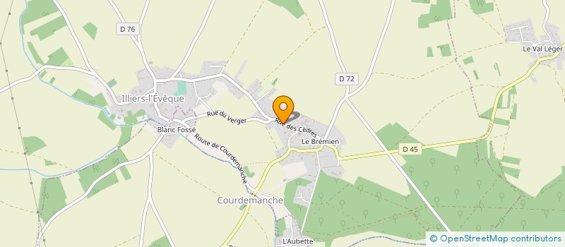 localisation de l'entreprise MONSIEUR CHRISTOPHER MOURAUD  RUGLES