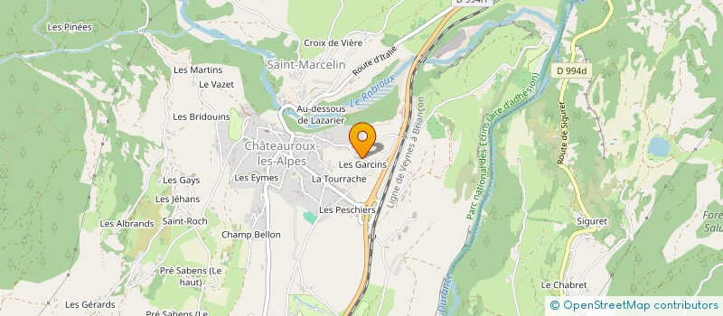 localisation de l'entreprise MONSIEUR CHRISTOPHER MOYNIER à CHATEAUROUX-LES-ALPES