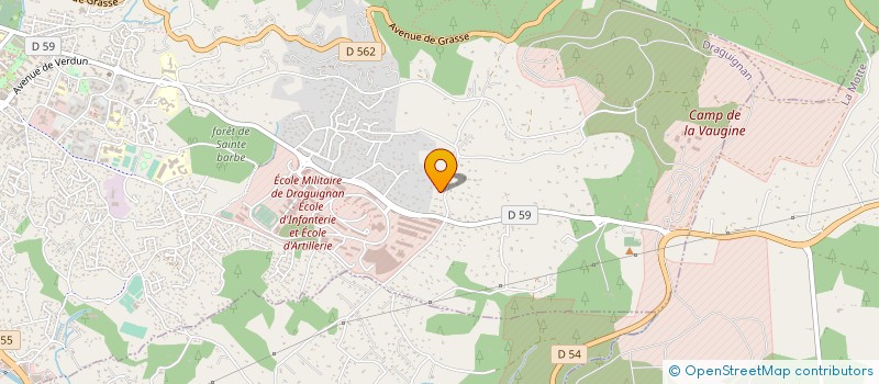 localisation de l'entreprise MONSIEUR CHRISTOPHER MUELLER  DRAGUIGNAN