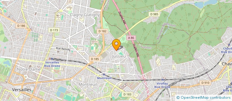 localisation de l'entreprise MONSIEUR CHRISTOPHER MUKULU à VERSAILLES