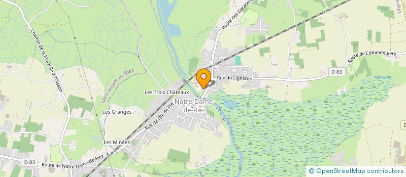 localisation de l'entreprise MONSIEUR CHRISTOPHER MUNIER  NOTRE-DAME-DE-RIEZ