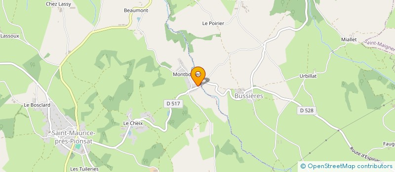 localisation de l'entreprise MONSIEUR CHRISTOPHER NAEFF  SAINT-MAURICE-PRES-PIONSAT