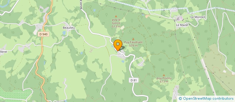 localisation de l'entreprise MONSIEUR CHRISTOPHER NERGOUX  PEYRAT-LE-CHATEAU