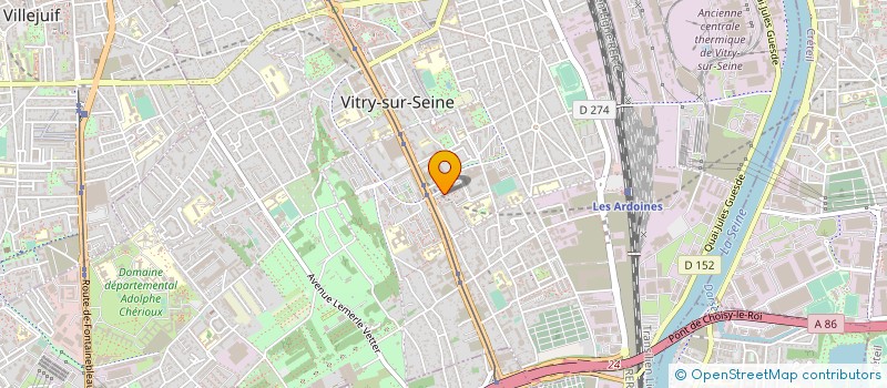 localisation de l'entreprise MONSIEUR CHRISTOPHER NGOCK à VITRY-SUR-SEINE
