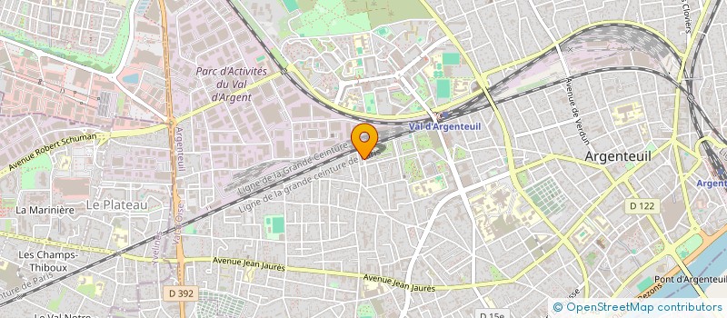 localisation de l'entreprise MONSIEUR CHRISTOPHER NKANZA-MAZEKELE  ARGENTEUIL