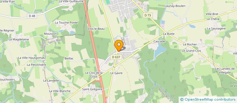 localisation de l'entreprise MONSIEUR CHRISTOPHER NOUVEL  MINIAC-MORVAN