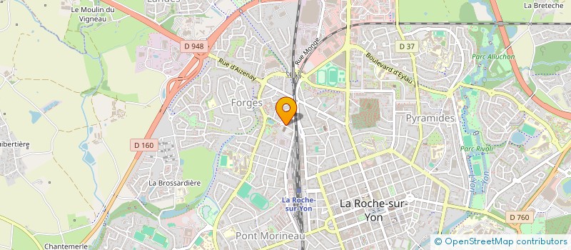 localisation de l'entreprise MONSIEUR CHRISTOPHER NSINGI  LA ROCHE-SUR-YON