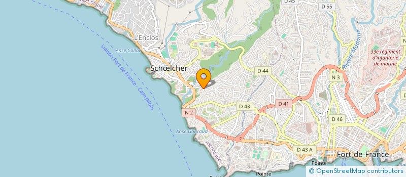 localisation de l'entreprise MONSIEUR CHRISTOPHER NUNES DE CUNHA  SCHOELCHER