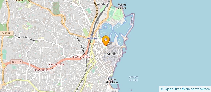 localisation de l'entreprise MONSIEUR CHRISTOPHER O CONNOR à ANTIBES