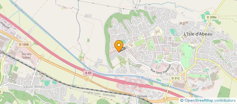 localisation de l'entreprise MONSIEUR CHRISTOPHER OCHISTE  L'ISLE-D'ABEAU