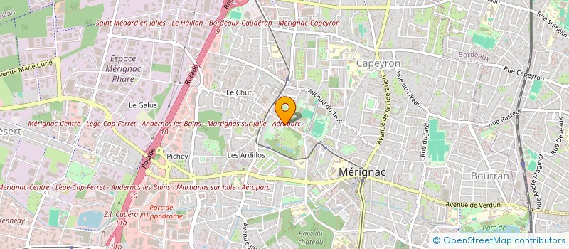 localisation de l'entreprise MONSIEUR CHRISTOPHER OKORIE  MERIGNAC