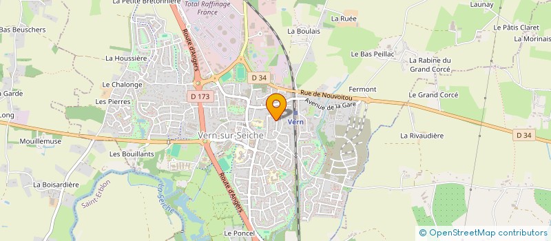 localisation de l'entreprise MONSIEUR CHRISTOPHER OZANNE à VERN-SUR-SEICHE