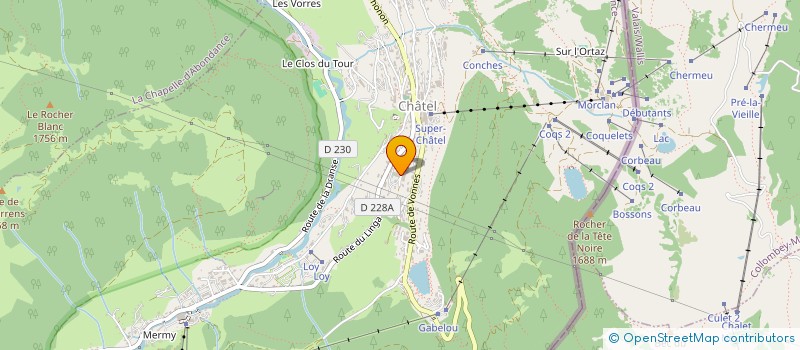 localisation de l'entreprise MONSIEUR CHRISTOPHER PAINE  CHATEL