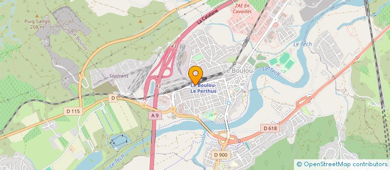 localisation de l'entreprise MONSIEUR CHRISTOPHER PASBECQ  LE BOULOU