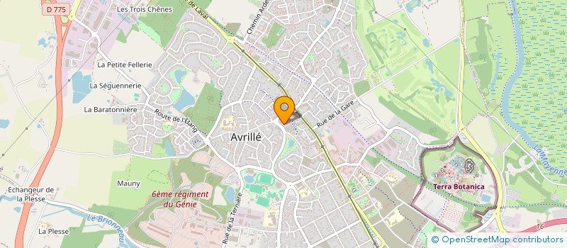 localisation de l'entreprise MONSIEUR CHRISTOPHER PASSELANDE  AVRILLE