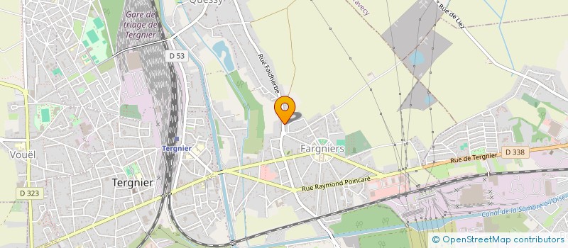 localisation de l'entreprise MONSIEUR CHRISTOPHER PATE  TERGNIER