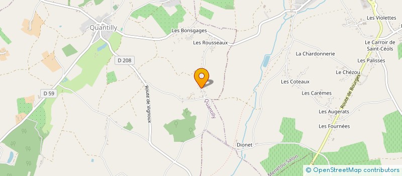 localisation de l'entreprise MONSIEUR CHRISTOPHER PELVEN  QUANTILLY