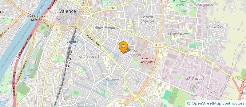 localisation de l'entreprise MONSIEUR CHRISTOPHER PENELON  VALENCE