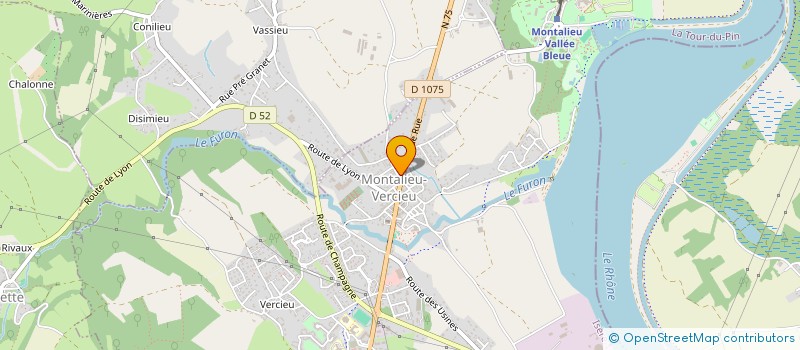 localisation de l'entreprise MONSIEUR CHRISTOPHER PHILIPPE  MONTALIEU-VERCIEU