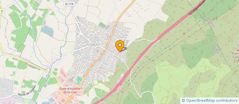 localisation de l'entreprise MONSIEUR CHRISTOPHER PIANELLI  GIGEAN