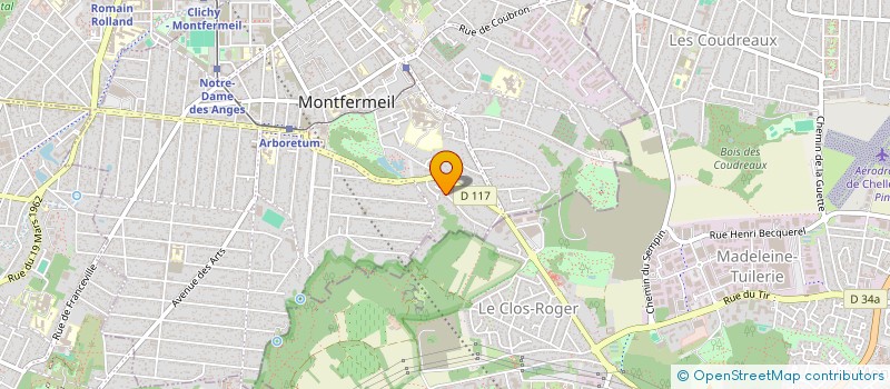 localisation de l'entreprise MONSIEUR CHRISTOPHER PIERRONNET à MONTFERMEIL