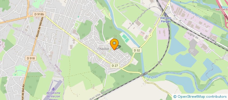 localisation de l'entreprise MONSIEUR CHRISTOPHER PILLET  VIERZON