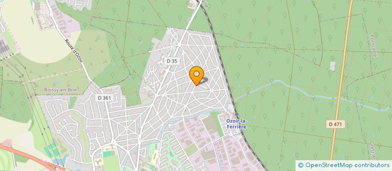 localisation de l'entreprise MONSIEUR CHRISTOPHER PINTO  OZOIR-LA-FERRIERE