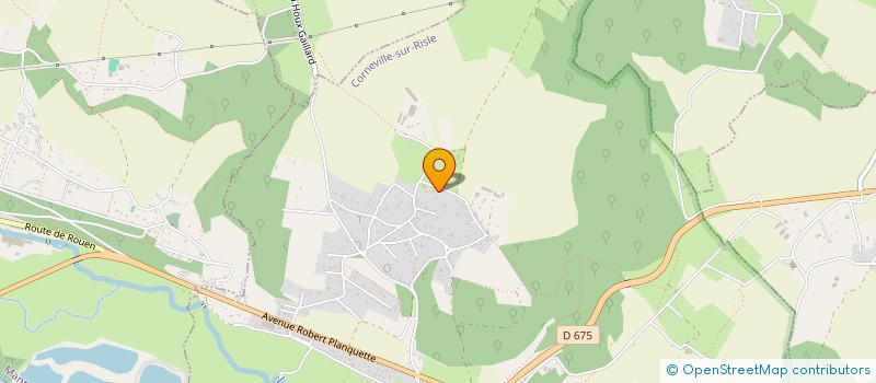 localisation de l'entreprise MONSIEUR CHRISTOPHER POREE  CORNEVILLE-SUR-RISLE