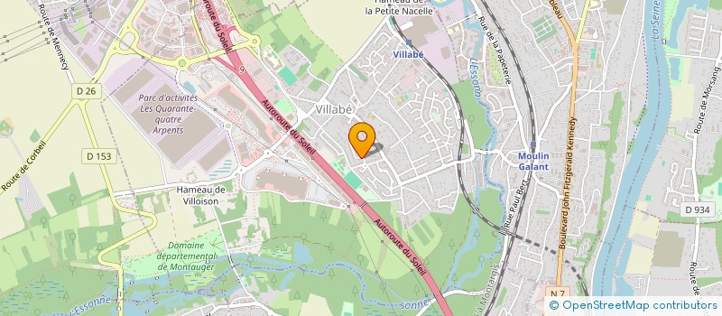 localisation de l'entreprise MONSIEUR CHRISTOPHER PORLON  EVRY-COURCOURONNES