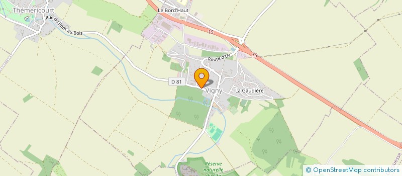 localisation de l'entreprise MONSIEUR CHRISTOPHER POTHIN  VIGNY