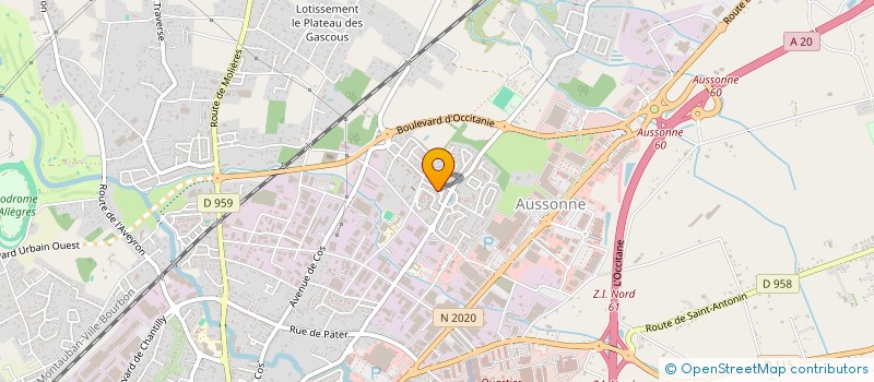 localisation de l'entreprise MONSIEUR CHRISTOPHER PRAT  MONTAUBAN