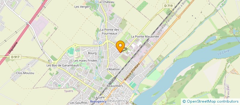 localisation de l'entreprise MONSIEUR CHRISTOPHER PRIOU  BEAUGENCY