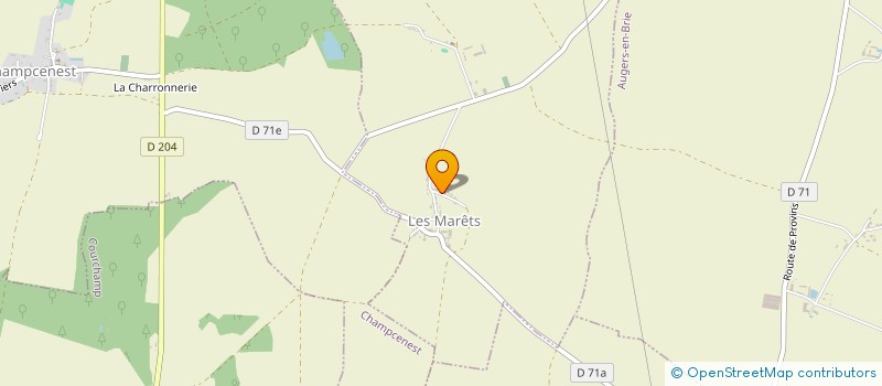 localisation de l'entreprise MONSIEUR CHRISTOPHER PROUCHANDY  LES MARETS