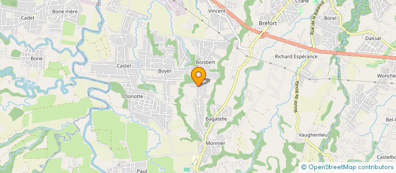 localisation de l'entreprise MONSIEUR CHRISTOPHER RAMPERSAD-RAMTHAL  LAMENTIN