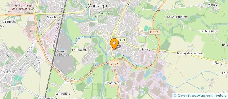 localisation de l'entreprise MONSIEUR CHRISTOPHER RATINET à MONTAIGU-VENDEE