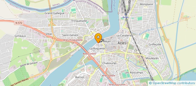 localisation de l'entreprise MONSIEUR CHRISTOPHER RAULIER  ARLES