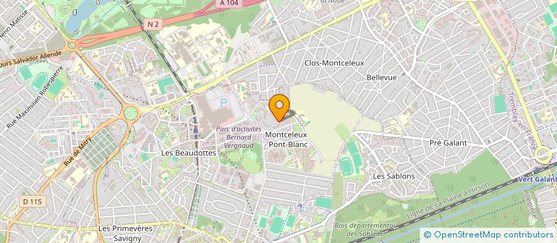 localisation de l'entreprise MONSIEUR CHRISTOPHER RAVENNES à SEVRAN