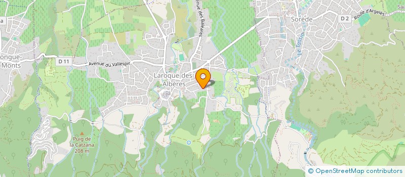 localisation de l'entreprise MONSIEUR CHRISTOPHER REES  LAROQUE-DES-ALBERES