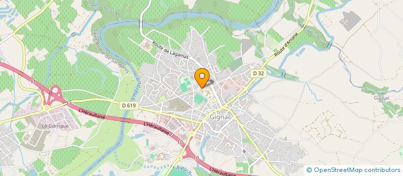 localisation de l'entreprise MONSIEUR CHRISTOPHER REMETTRE  GIGNAC