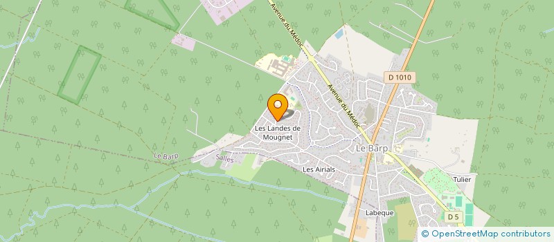 localisation de l'entreprise MONSIEUR CHRISTOPHER RENAUD  LE BARP