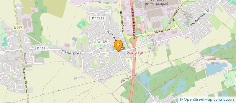 localisation de l'entreprise MONSIEUR CHRISTOPHER RICHARD  DOUVRIN