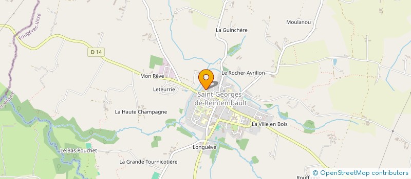 localisation de l'entreprise MONSIEUR CHRISTOPHER RINFERT  SAINT-GEORGES-DE-REINTEMBAULT