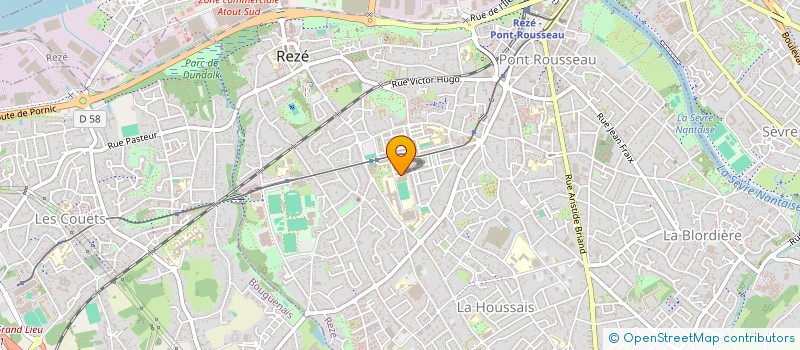 localisation de l'entreprise MONSIEUR CHRISTOPHER ROBERGEAUD à REZE