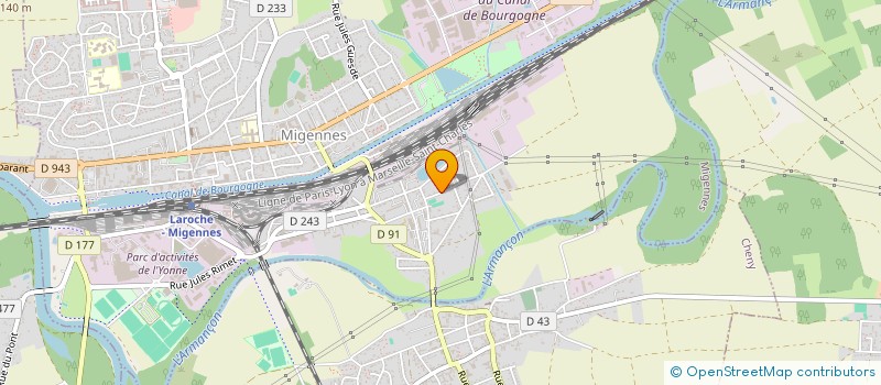 localisation de l'entreprise MONSIEUR CHRISTOPHER RODRIGUES  MIGENNES