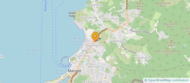 localisation de l'entreprise MONSIEUR CHRISTOPHER RODRIGUEZ  SAINT MARTIN